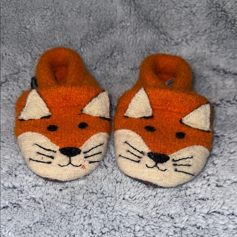 Cute Fox Baby Booties
